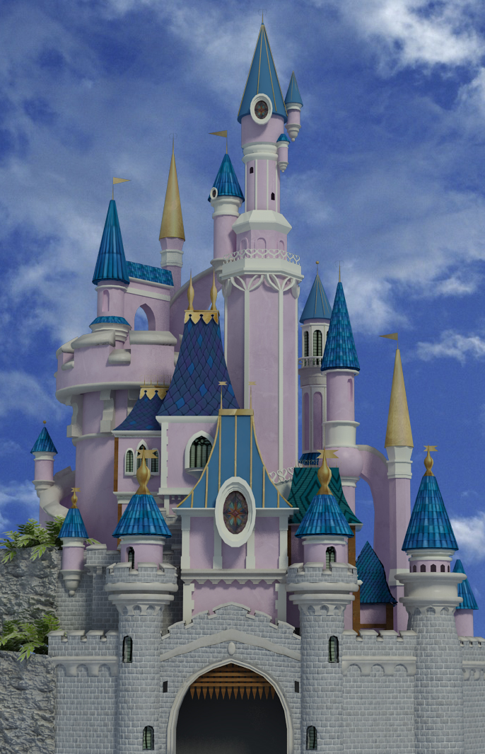 Castillo Disneyland | Domestika