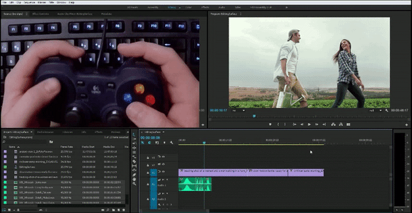 Cómo editar video utilizando un control de videojuegos 3