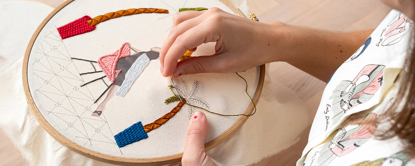 Online Course - Photo Embroidery on Fabric (Studio Variopinto) | Domestika