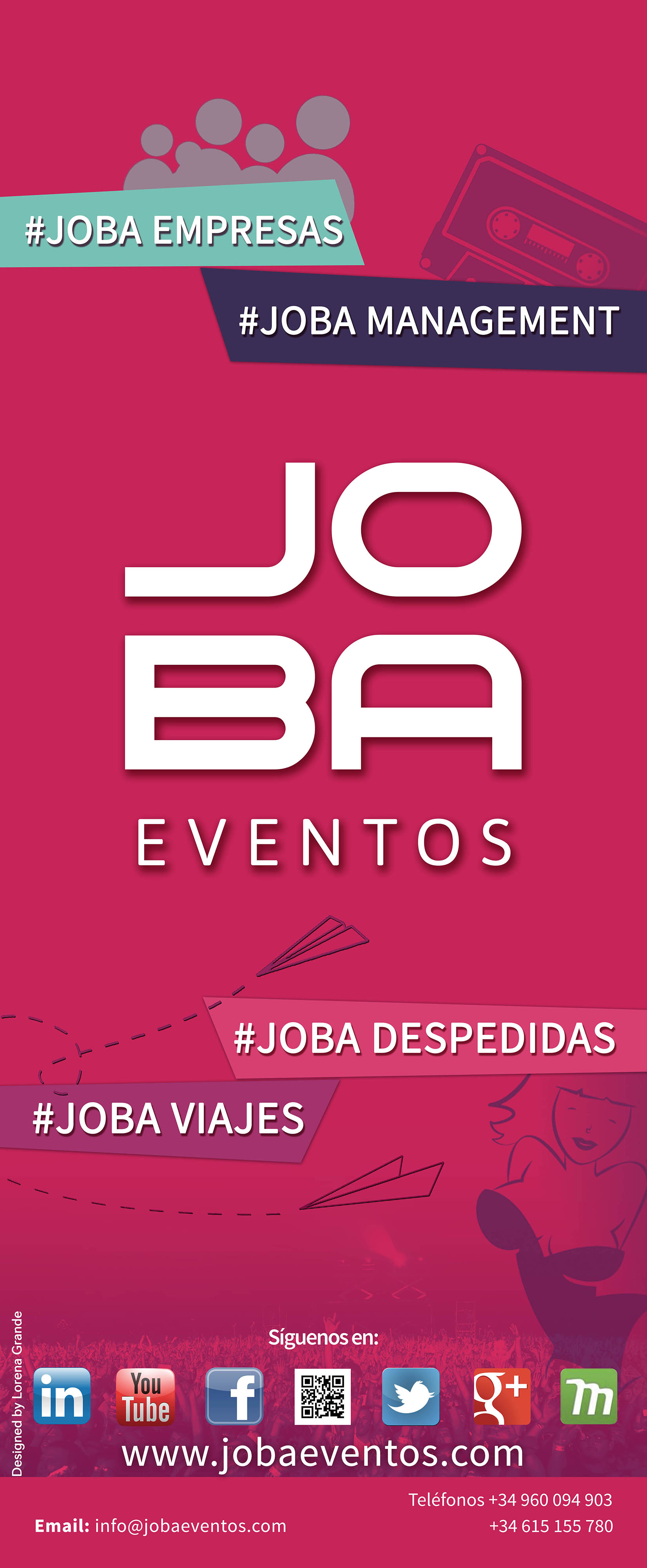 Publicidad para empresa de eventos | Domestika