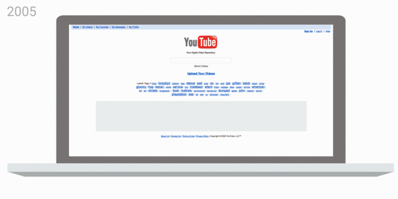 Youtube rediseña su logo por primera vez 3