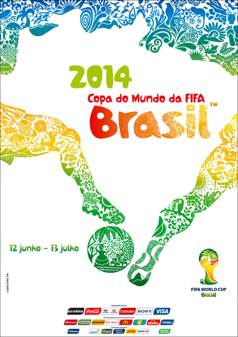 Los carteles de la Copa Mundial de Fútbol de 1930 a 2018 25