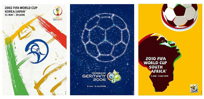 Los carteles de la Copa Mundial de Fútbol de 1930 a 2018 23